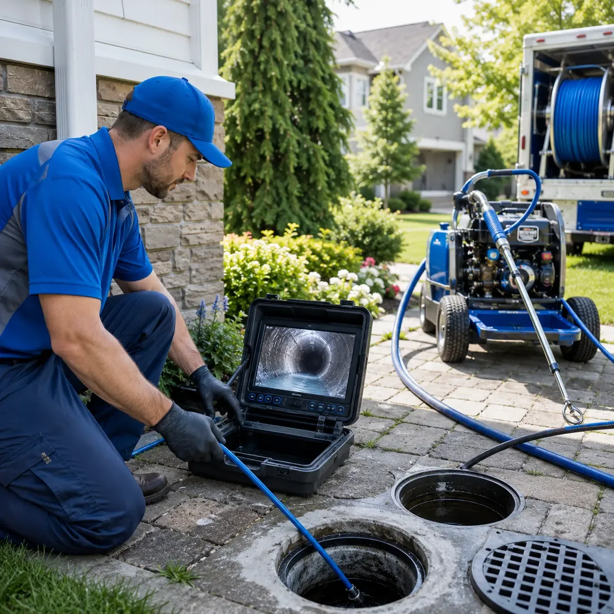 Outdoor drain cleaning professionals serving Brightwood, VA